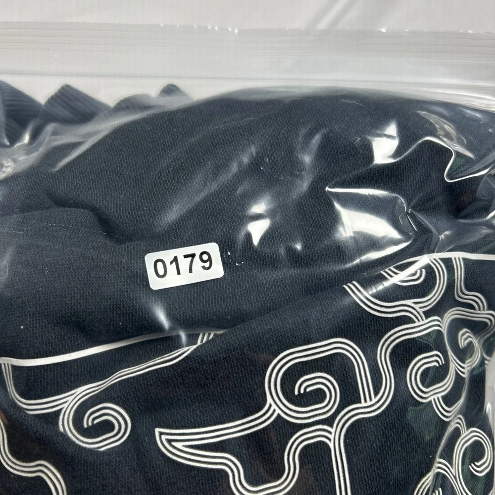 Adidas Urban The Cloud 3 Three Stripes Graphic Hoodie Black size Large Street